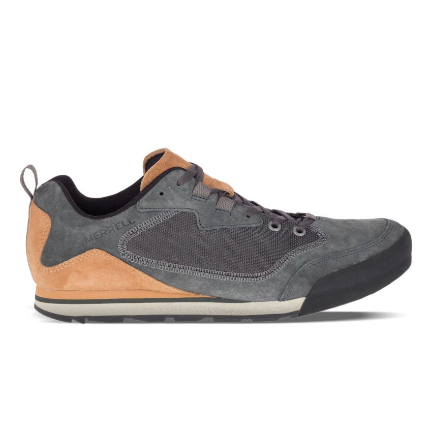 Basket Merrell Burnt Rock Travel Suede Grise Foncé Homme | G.C.TRIK